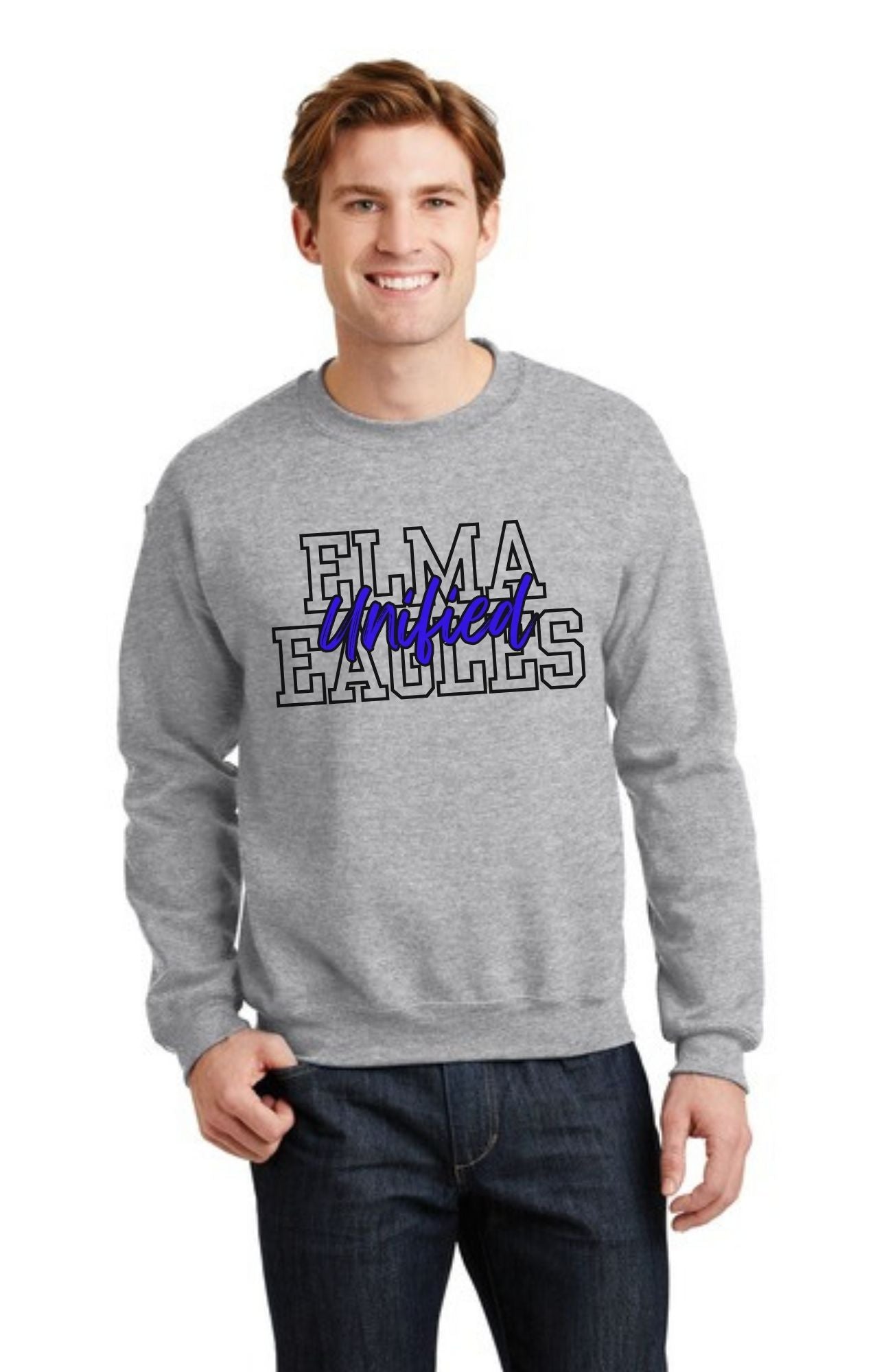 Eagles Unified Unisex Crew- Customized Name and/or Number on Back