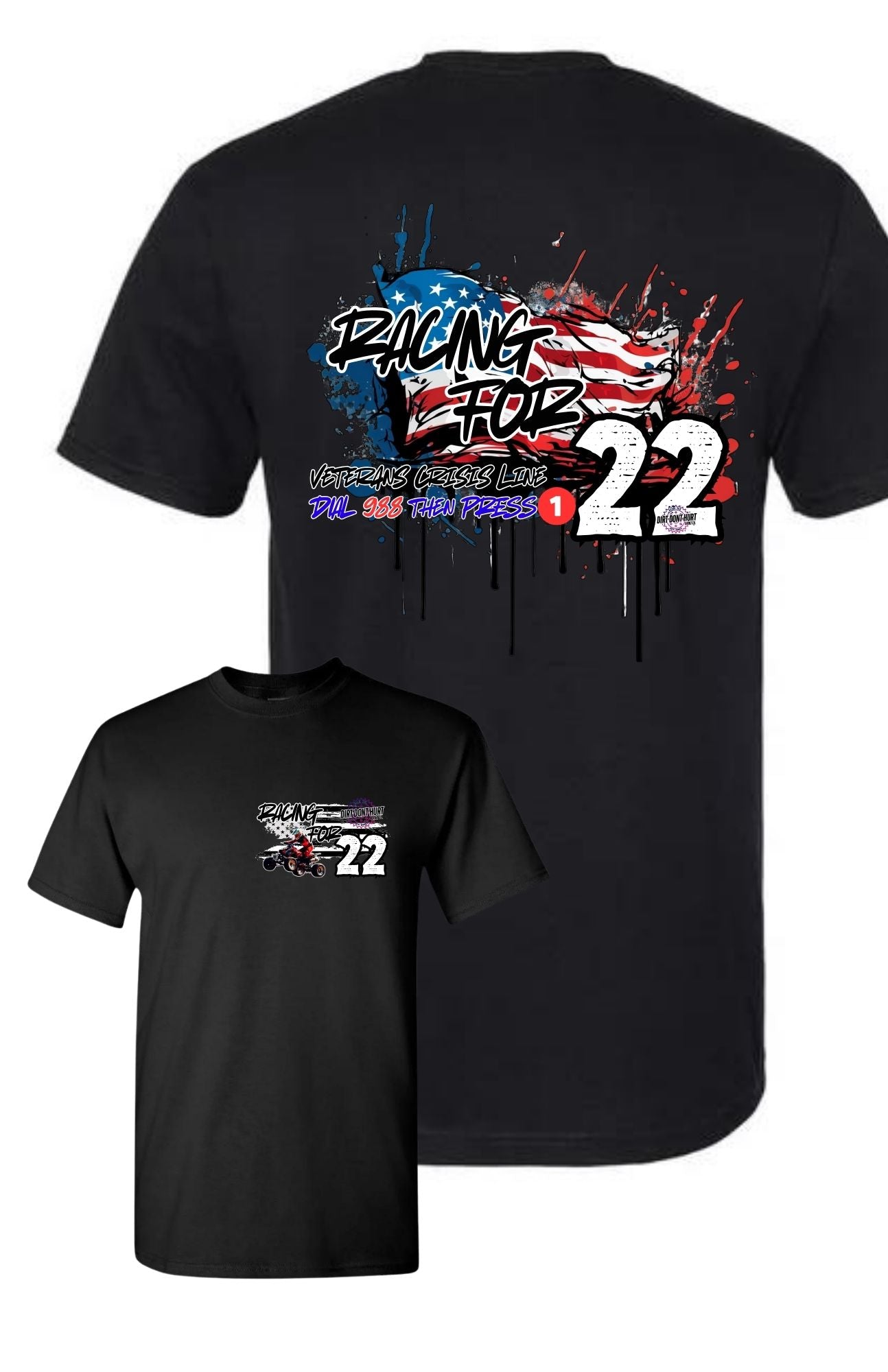 Racing for 22 Adult T-Shirt
