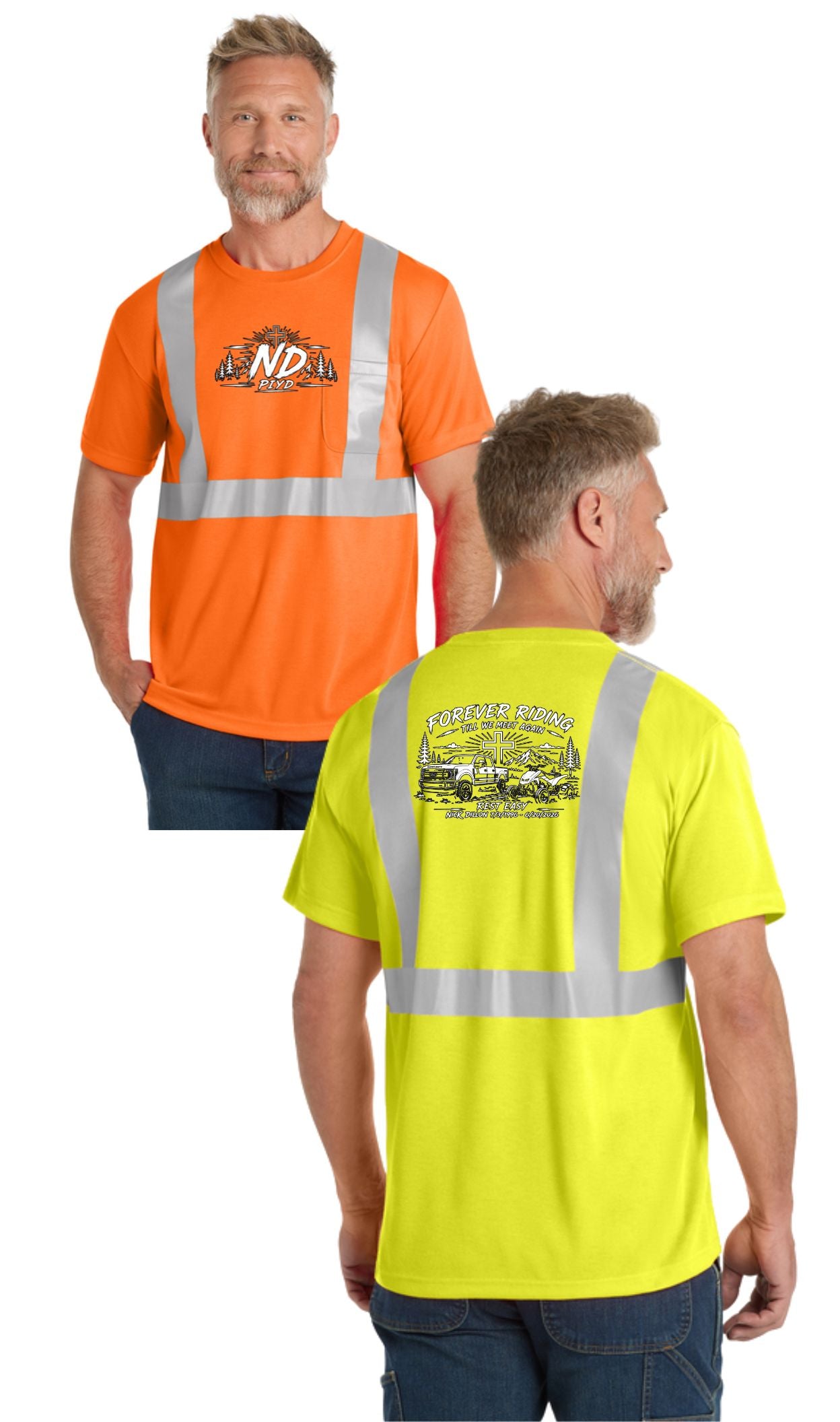 ND Memorial Shirt- Class 2 Reflective