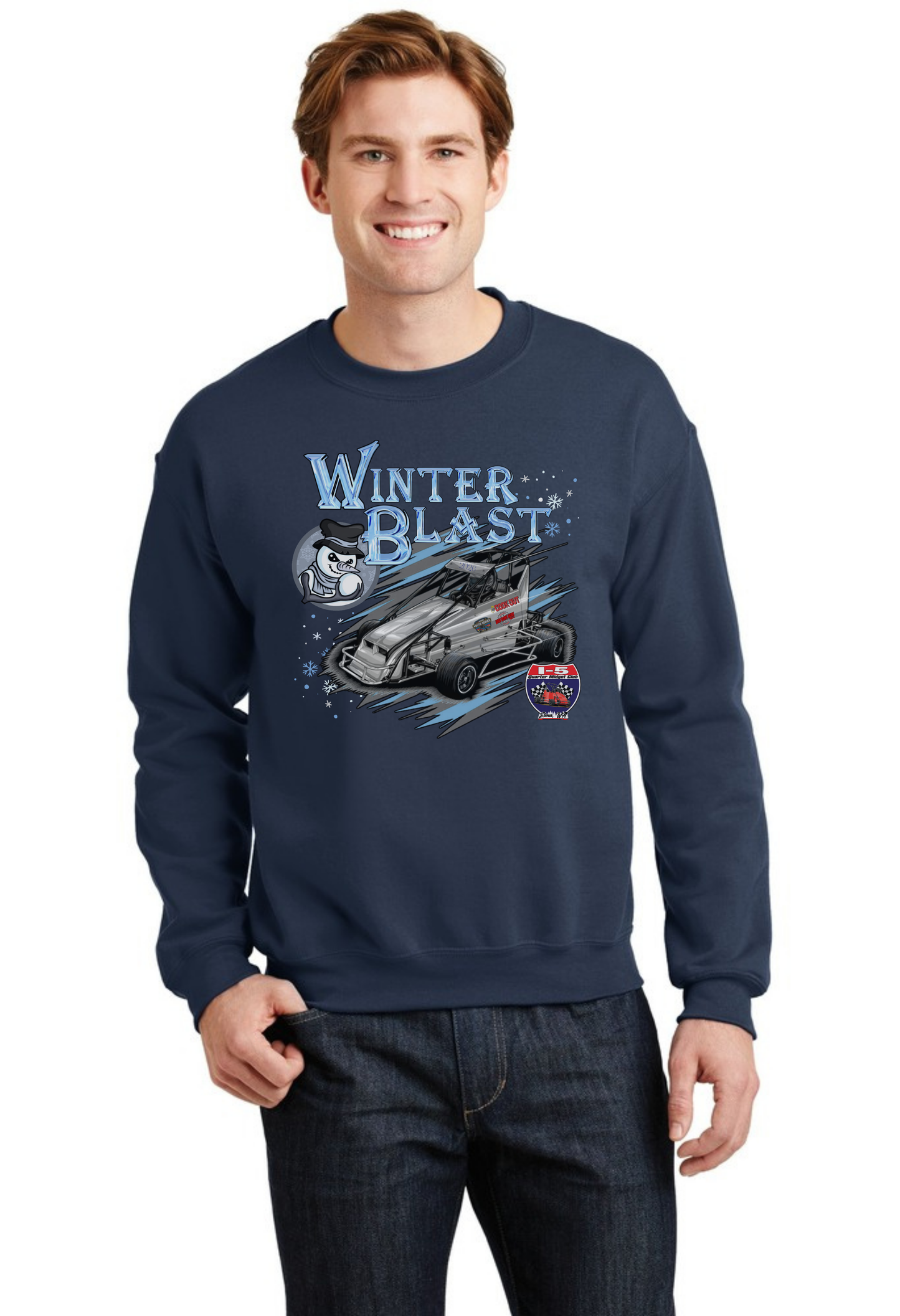 Winter Blast -I5QM Crewneck Sweatshirt- Youth & Adult
