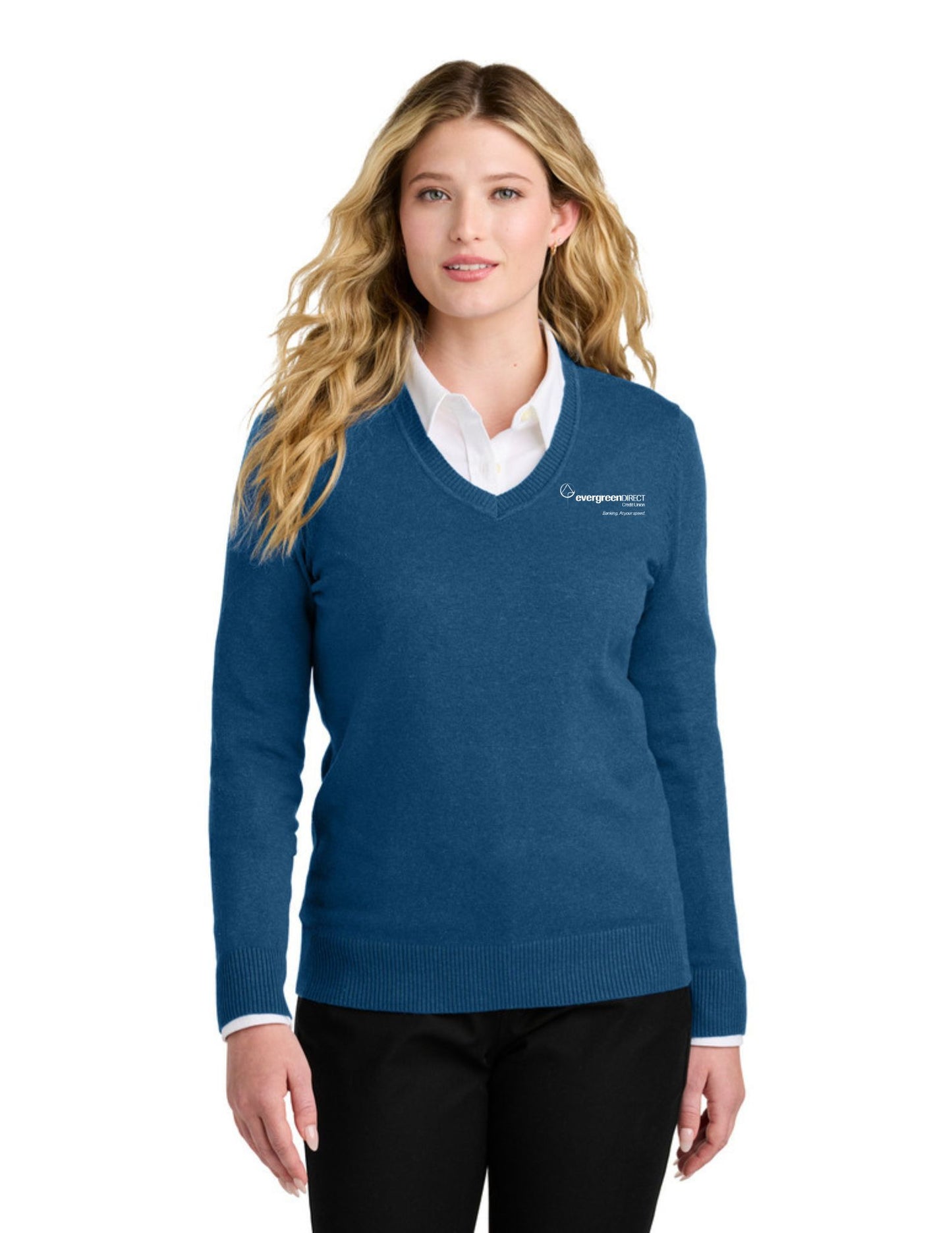 Port Authority Women's Easy Care V-Neck Sweater