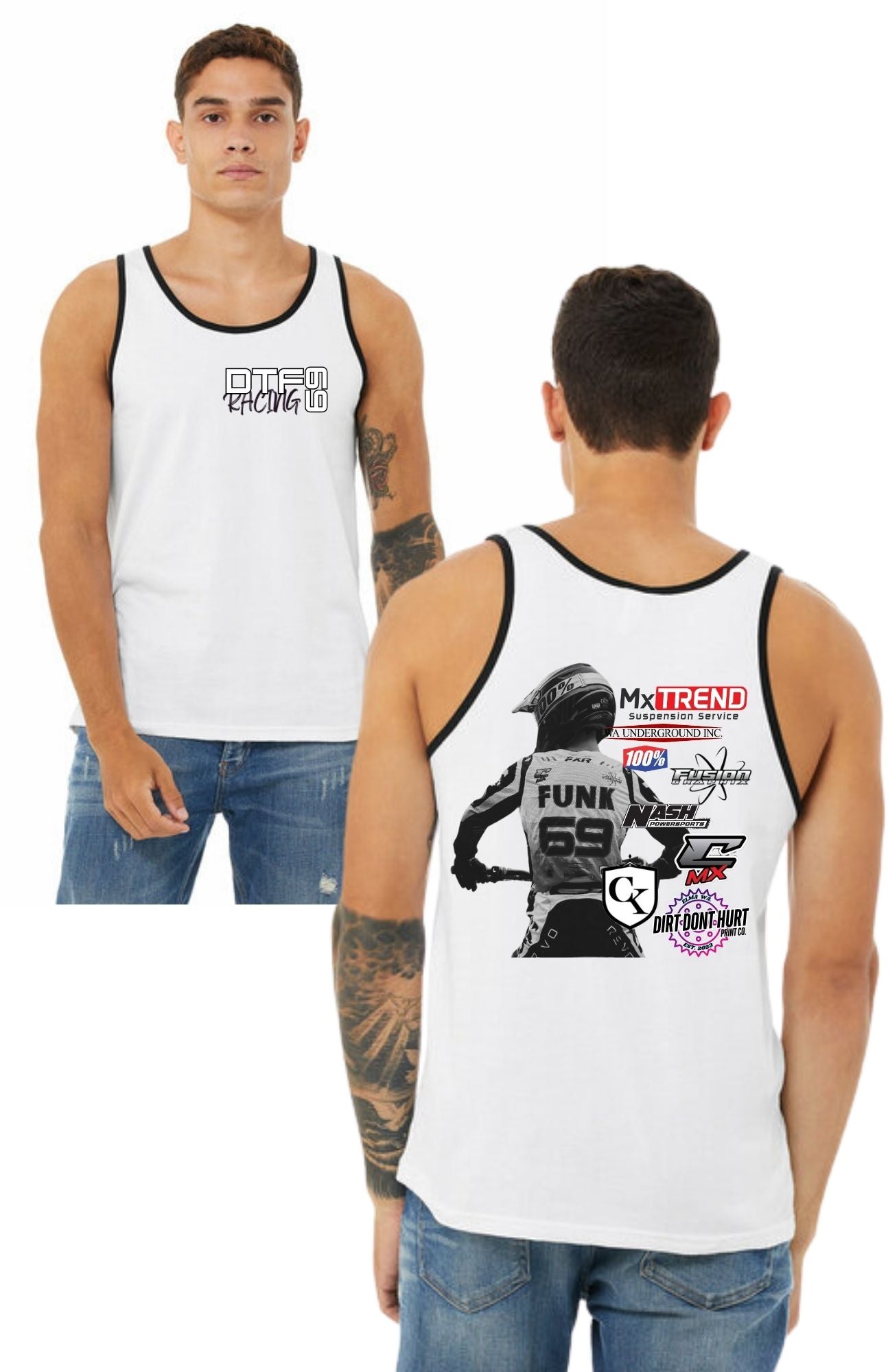 DTF Black and Gray- Men's Tank