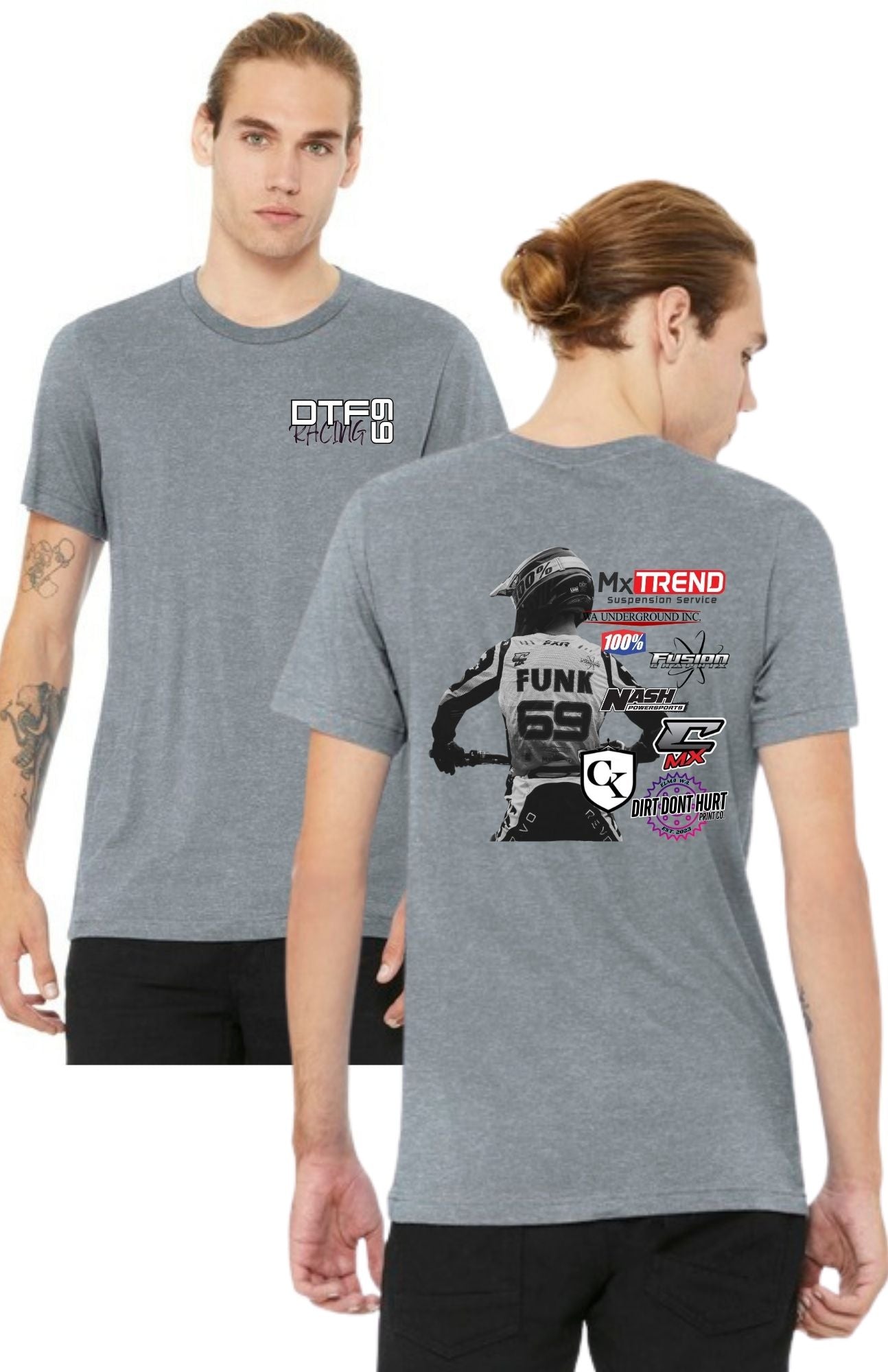 DTF Black and Gray- Unisex T-Shirt