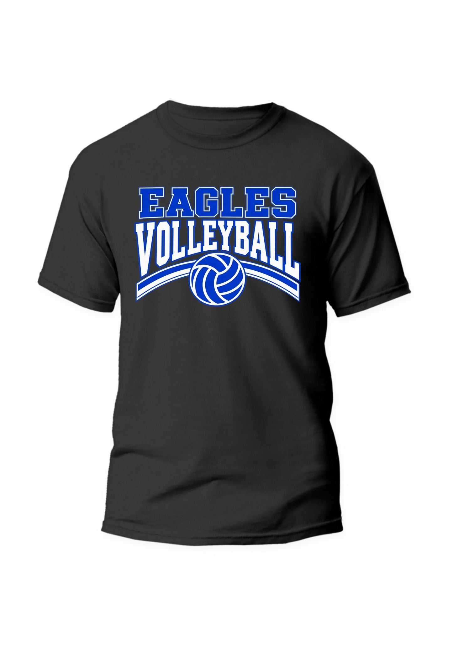 EHSV-Eagles Volleyball T-Shirt - Customized Back