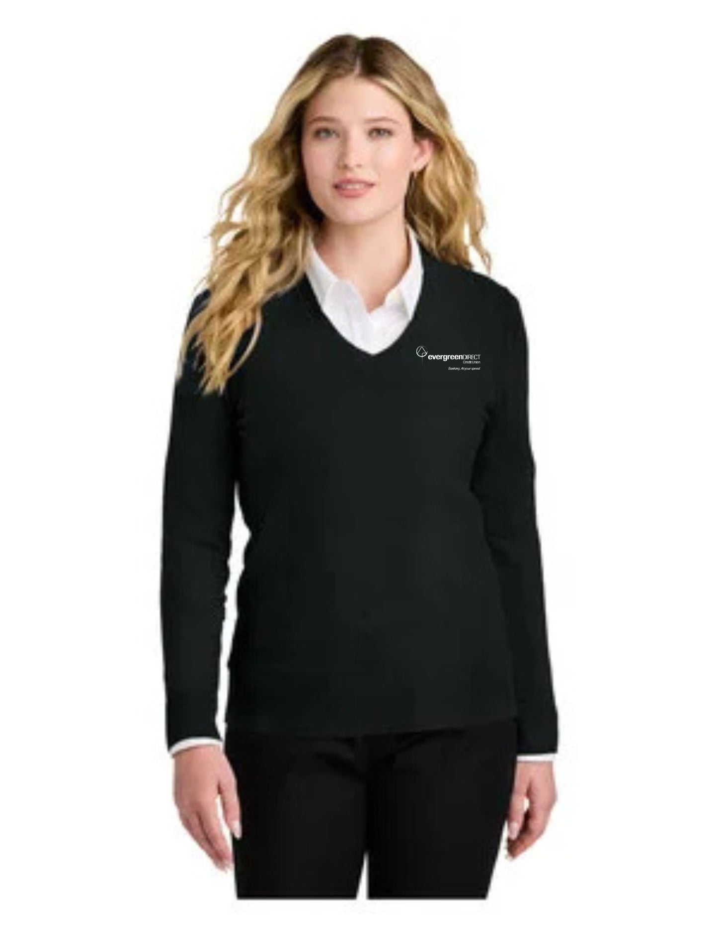 Port Authority Women's Easy Care V-Neck Sweater