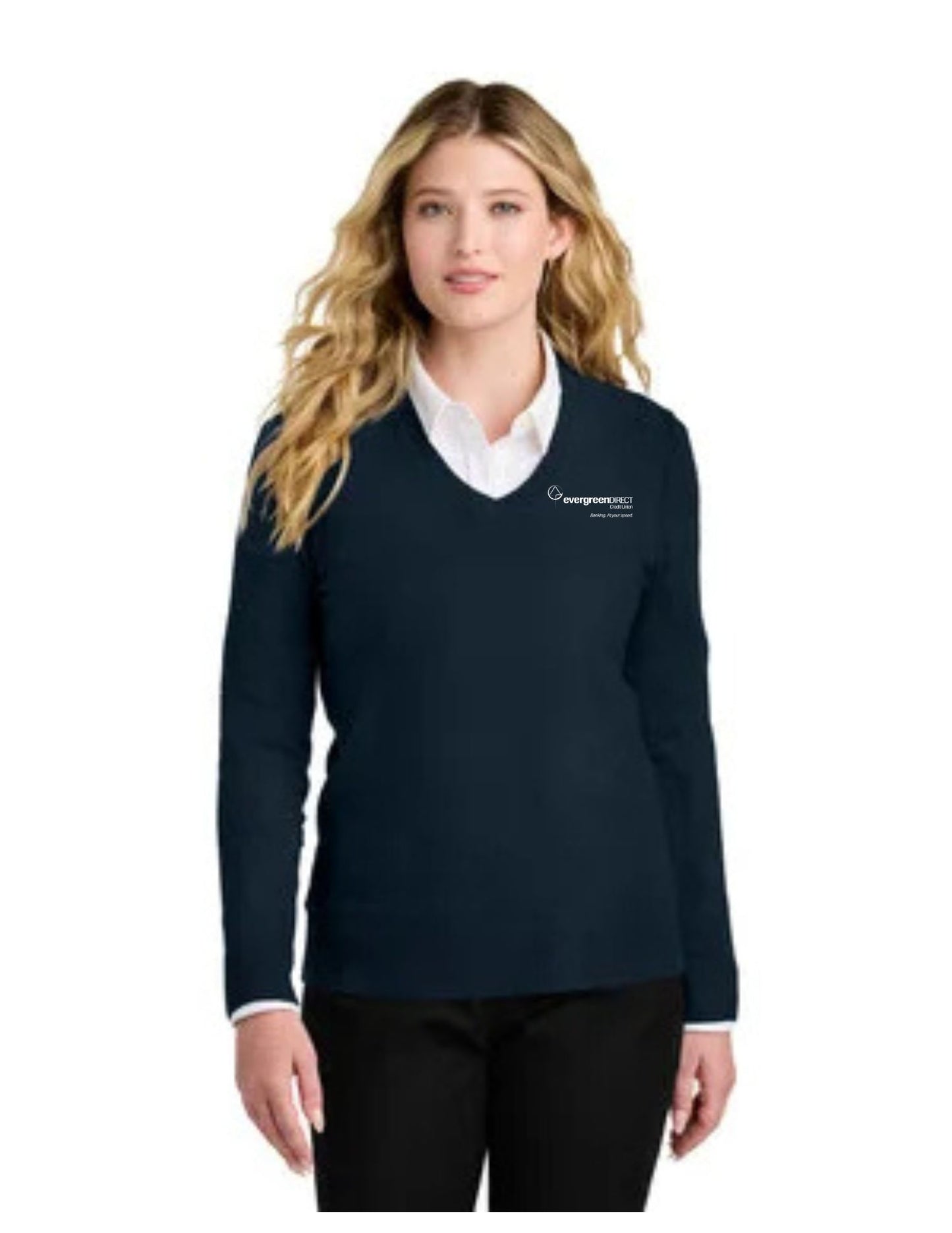 Port Authority Women's Easy Care V-Neck Sweater