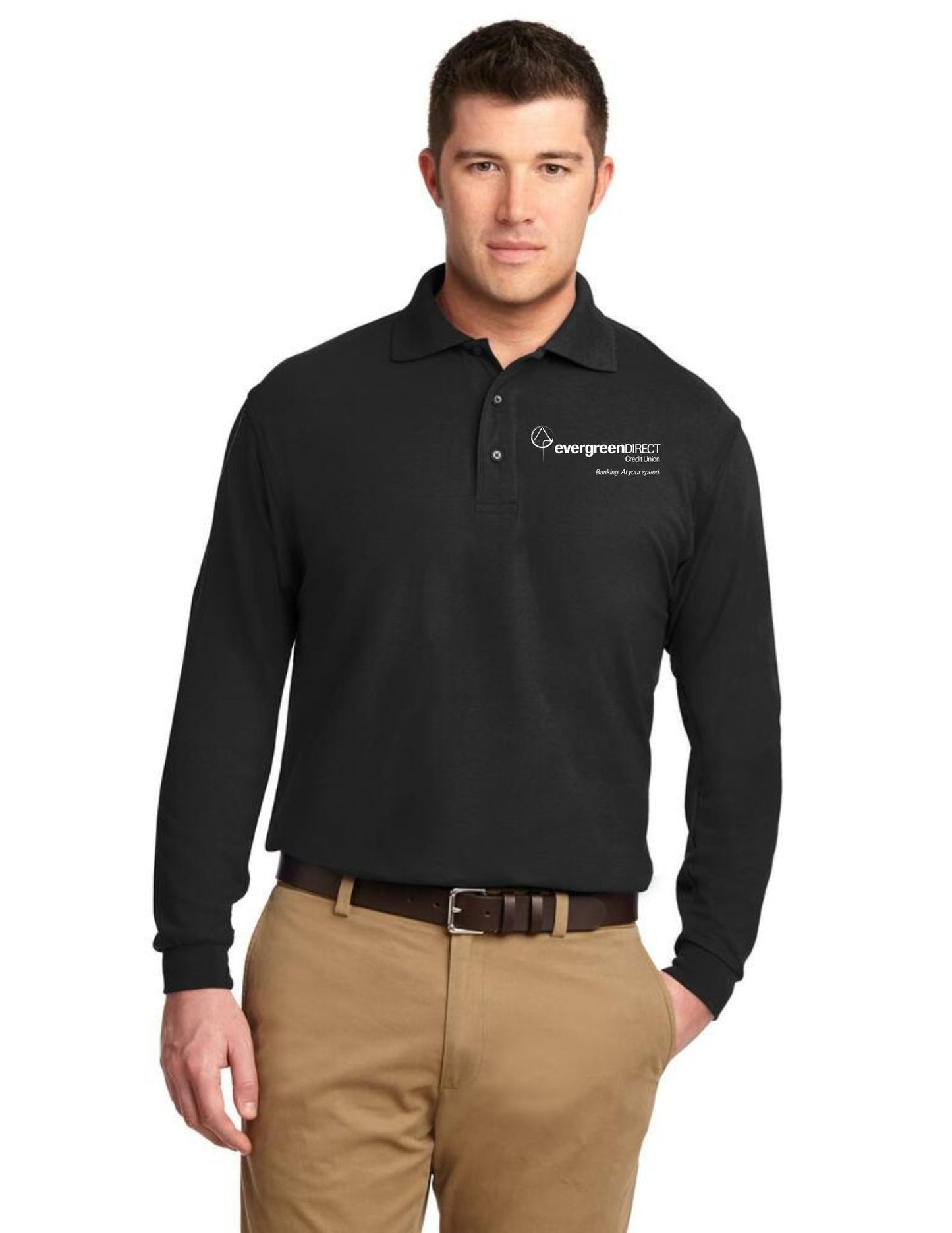 Port Authority Silk Touch™ Long Sleeve Polo