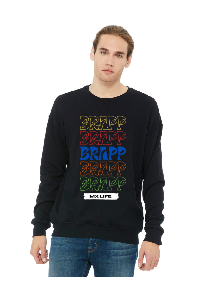 Brappp Life Crew Neck Sweater